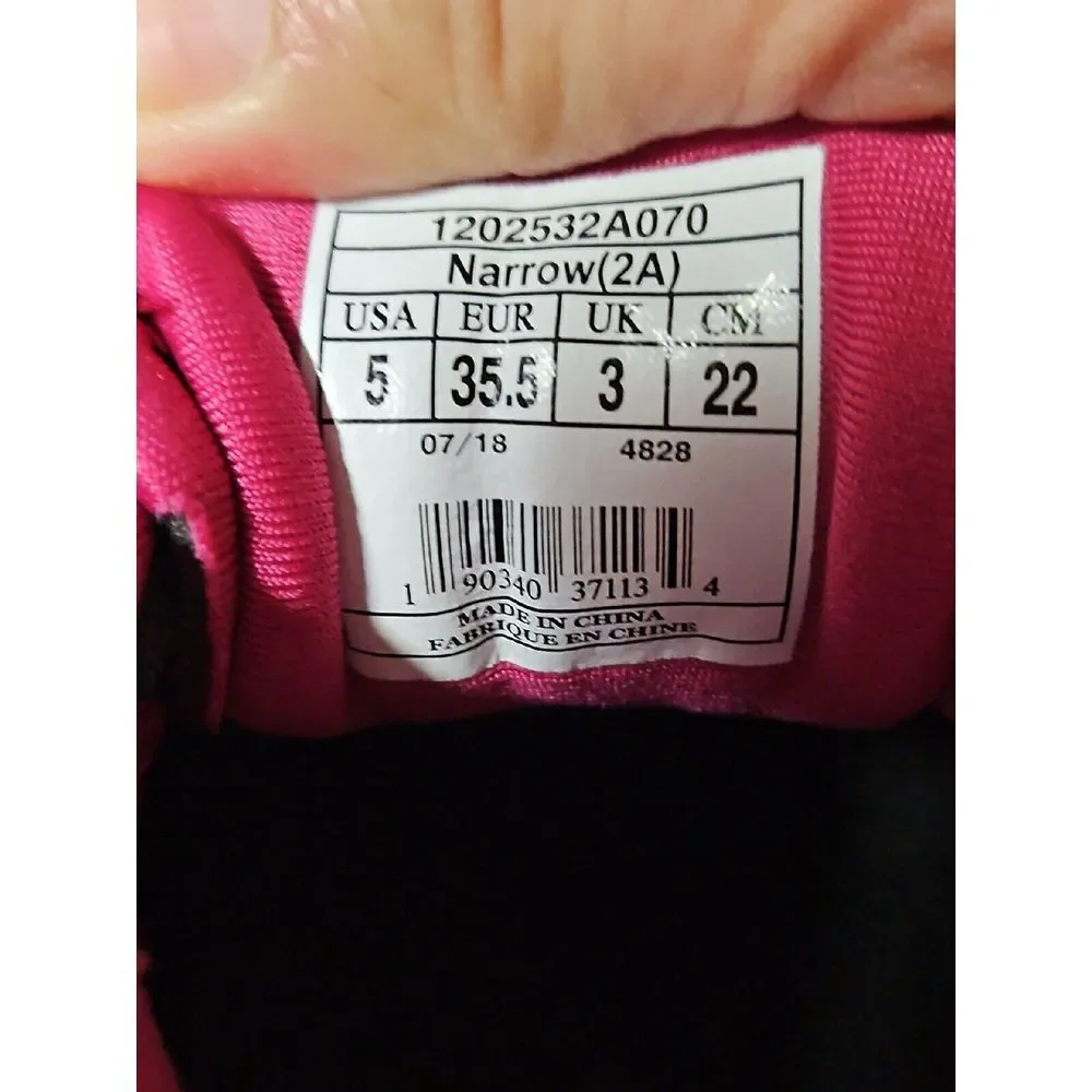 Size 5 Narrow  ( 2A)  - Brooks Addiction 13‎ Black/pink/gray - 1202532A070
